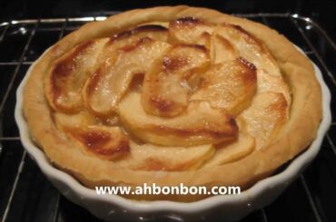 French Apple Tart - Delicious Apple Pie, Healthy Recipe - Ahbonbon