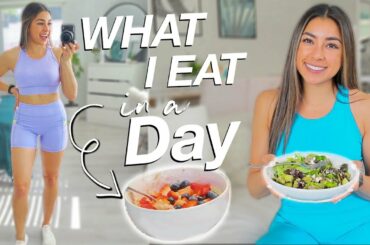 WHAT I EAT IN A DAY! Food Tips & Easy Recipes!