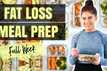 EASY 1 WEEK MEAL PREP FOR MAXIMUM FAT LOSS! | CHEAP & HEALTHY
