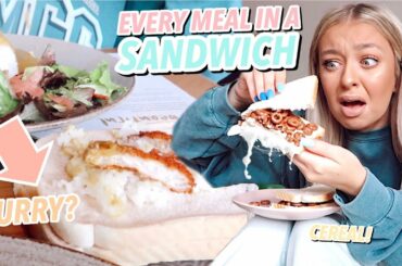 I ate EVERY MEAL in a SANDWICH for 24 HOURS!!