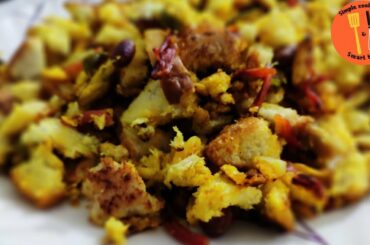 #Bread upma#Easy snacks or tiffin recipe#চটজলদি জলখাবার