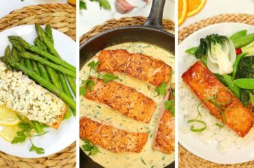 3 Healthy Salmon Recipes | 20 Minute Dinner Ideas