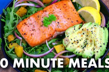 10 MINUTE MEALS – Easy Meal Prep Ideas