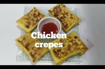 Cheesy chicken crepes| healthy recipe for kids| lunch box recipe| healthy breakfast recipe crepes