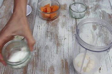 Quick, Simple Healthy Recipes!! - Melon, banana & cinnamon smoothie