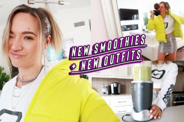 healthy smoothie recipe for weight loss + new outfits i'm loving!!
