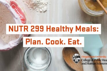 Learn how to plan and cook healthy meals in college