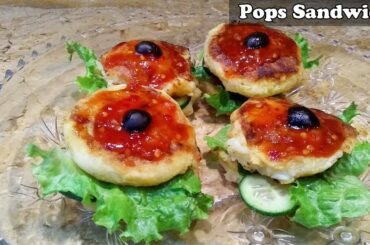Chicken Pops Sandwich - Sandwich Recipe By - Kitchen With Farah