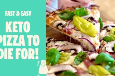 The BEST keto pizza | Fast & EASY recipe | MUST TRY!