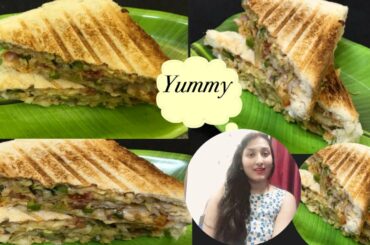 5min. में बनायें सबसे टेस्टी Sandwich//Breakfast//Lunchbox//Quick recipe//JyotiRanote 😍