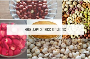 5 healthy snack options || Study snacks || himani shah