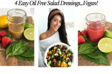 Easy Oil Free Salad Dressing / Vegan!