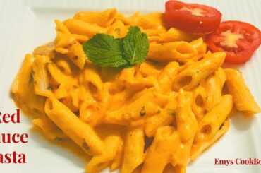 Creamy Tomato Sauce Pasta | Red Sauce Pasta | Pasta in Creamy Tomato Sauce