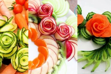 [1 HOUR] Super Salad Decoration Ideas - Creative Food Art Ideas