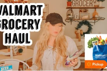 WALMART GROCERY HAUL | GROCERY PICK UP | QUICK MEAL & SNACK IDEAS