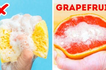 GENIUS CLEANING HACKS WITH NATURAL INGREDIENTS || 5-Minute Recipes For Cleaning!