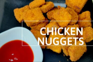 Homemade Chicken Nuggets Recipe|How to make chicken Nuggets|Easy Snacks