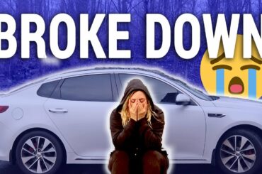 MY CAR WON'T START!! (LIVING IN MY CAR) | Travel Snacks