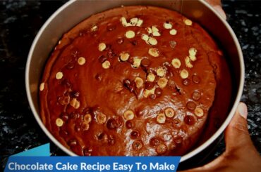 How To Make The Most Amazing Chocolate Healthy Chocolate Cake Recipe #Healthy #Chocolate #Cake !!