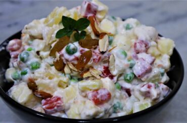 Russian Salad with Fresh Fruit and Vegetables