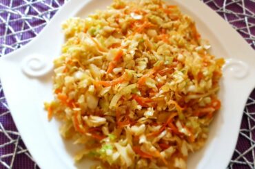 Simple cabbage recipe/Healthy vegetable fry up cabbage/Cabbage recipes/How to cook cabbage