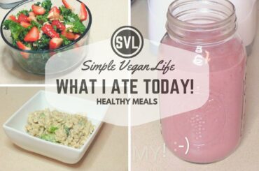 What I Eat In A Day! Delicious Vegan Healthy Meals