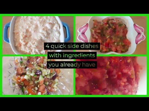 FOUR CHUTNEY AND SALAD RECIPES WITH INGREDIENTS YOU ALREADY HAVE. FOUR CHUTNEY AND SALAD RECIPES WITH INGREDIENTS YOU ALREADY HAVE.