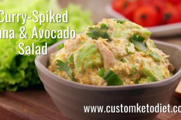 Keto Curry-Spiked Tuna and Avocado Salad Recipe - Healthy Food For Family