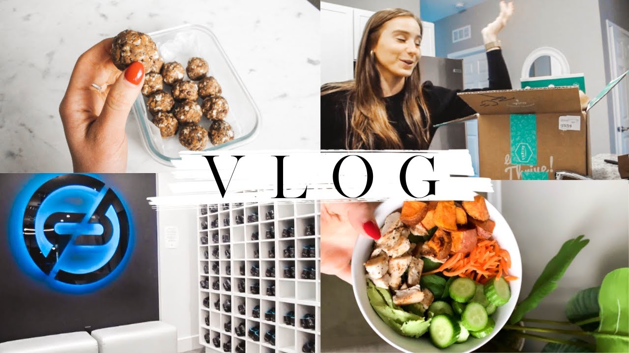 VLOG: 6AM workout, protein ball recipe, thrive market unboxing, healthy lunch, hair cut! VLOG: 6AM workout, protein ball recipe, thrive market unboxing, healthy lunch, hair cut!