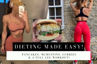 Healthy Eating Made Fun! Pancakes, McMuffins & how I train legs!