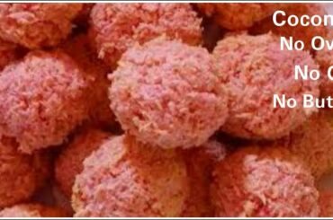 Coconut Recipe | Coconut Macaroons Recipe Without Oven | Healthy Food Kitchen