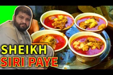 Sheikh Irfan Siri Paya - Morning Breakfast - Healthy Food In Peshawar - Pakistani Street Food MrNomi