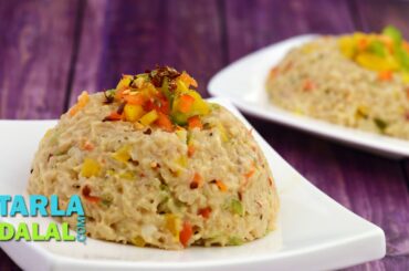 Brown Rice Risotto (Zero Oil & Healthy Heart Recipe) by Tarla Dalal