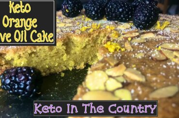 Delicious Low Carb Keto Olive Oil Orange Cake Recipe