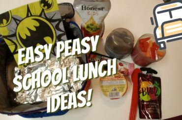 SUPER FUN AND EASY SCHOOL LUNCH IDEAS KINDERGARTEN