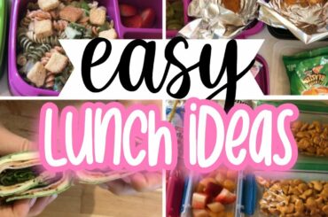 EASY LUNCH IDEAS FOR WORK/SCHOOL | MARCH 2020