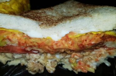 Very Delicious Chicken Vegetables Sandwich Recipe by Ammara