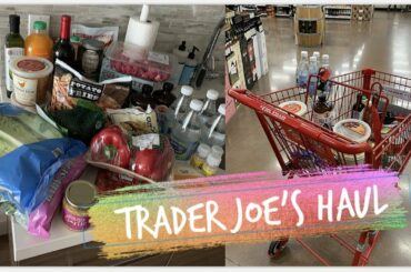 What $100 Gets You At Trader Joe's + MEAL IDEAS