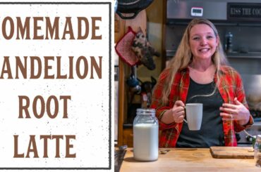 HOMEMADE DANDELION ROOT LATTE - IMPROVE MOOD, SKIN AND MAINTAIN WEIGHT
