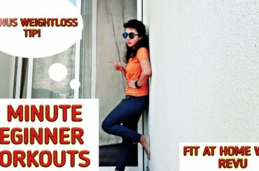 4 MINUTE BEGINNER WORKOUTS| WORKOUTS TO LOSE WEIGHT| FAT LOSS SERIES-2 |FIT AT HOME WITH REVU