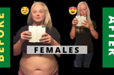 FEMALE WEIGHT LOSS TRANSFORMATION COMPILATION | Fat loss transformation before after motivation pics
