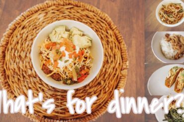 WHAT'S FOR DINNER? | SIMPLE BUT TASTY FAMILY DINNER MEAL IDEAS