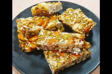 Healthy Protein Bar Recipe।।Energy Bar Recipe।।Heathy snacks।।