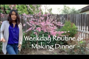 Working Mom's Weekday Routine + Chicken Noodle Soup w/ Garden Vegetables for Dinner | Spring Blooms