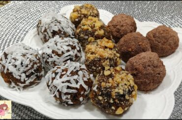 Healthy dessert. YUMMY candies. No bake, quick and easy!