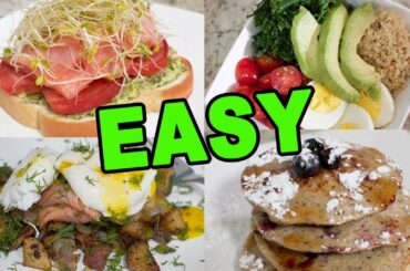5 Easy & Healthy Breakfast Recipes | POSTPARTUM Weight Loss Episode #5