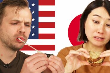 Tasty Producers Swap Their Favorite Snacks • Rie & Andrew • Tasty