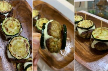 Mini Zucchini Sliders | Keto Sliders | Healthy Recipe|  Cook with Fakhara