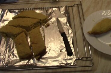 Healthy Vegan Nutrition:  Simple Home-Made, Gluten-Free, Bread-Loaf, with Vegan Cheese-Spread.