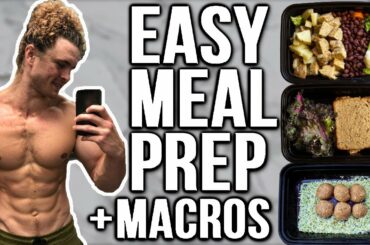 VEGAN MEAL PREP FOR GAINING MUSCLE | HIGH PROTEIN EASY MEALS